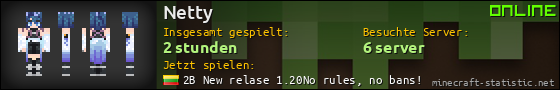 Benutzerleisten 560x90 für Netty