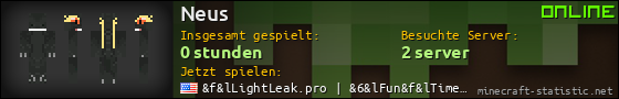 Benutzerleisten 560x90 für Neus