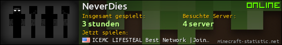 Benutzerleisten 560x90 für NeverDies
