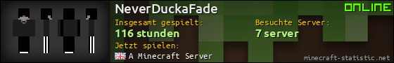 Benutzerleisten 560x90 für NeverDuckaFade