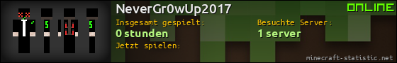 Benutzerleisten 560x90 für NeverGr0wUp2017