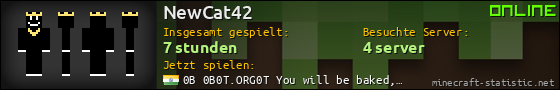 Benutzerleisten 560x90 für NewCat42