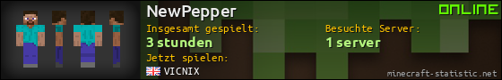 Benutzerleisten 560x90 für NewPepper