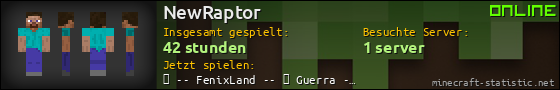 Benutzerleisten 560x90 für NewRaptor