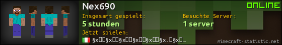 Benutzerleisten 560x90 für Nex690