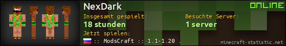 Benutzerleisten 560x90 für NexDark