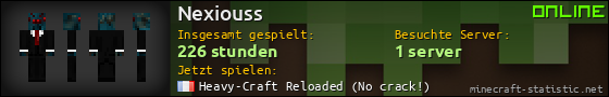 Benutzerleisten 560x90 für Nexiouss