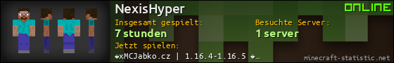 Benutzerleisten 560x90 für NexisHyper