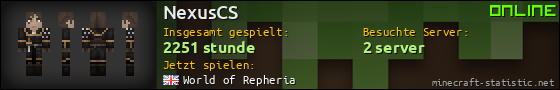 Benutzerleisten 560x90 für NexusCS