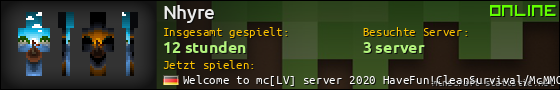 Benutzerleisten 560x90 für Nhyre