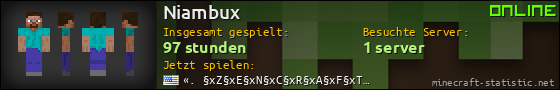 Benutzerleisten 560x90 für Niambux