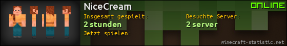 Benutzerleisten 560x90 für NiceCream