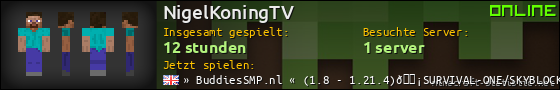 Benutzerleisten 560x90 für NigelKoningTV