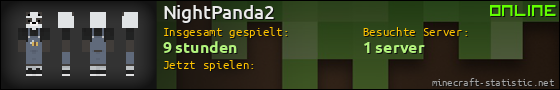 Benutzerleisten 560x90 für NightPanda2