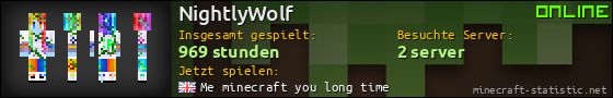 Benutzerleisten 560x90 für NightlyWolf