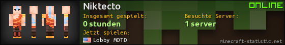 Benutzerleisten 560x90 für Niktecto