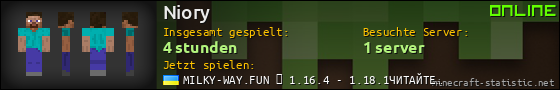 Benutzerleisten 560x90 für Niory