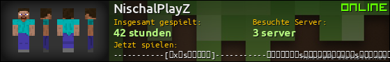 Benutzerleisten 560x90 für NischalPlayZ