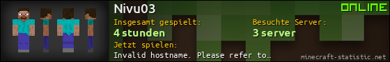 Benutzerleisten 560x90 für Nivu03