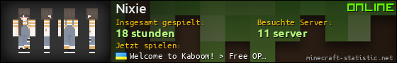 Benutzerleisten 560x90 für Nixie
