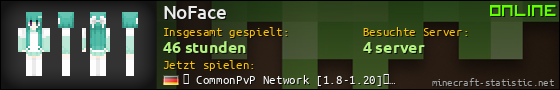 Benutzerleisten 560x90 für NoFace