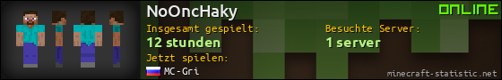 Benutzerleisten 560x90 für NoOncHaky