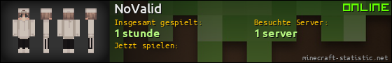 Benutzerleisten 560x90 für NoValid