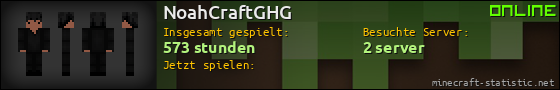 Benutzerleisten 560x90 für NoahCraftGHG