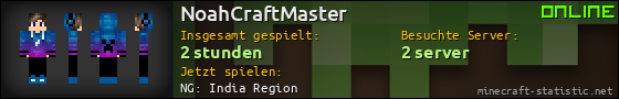 Benutzerleisten 560x90 für NoahCraftMaster