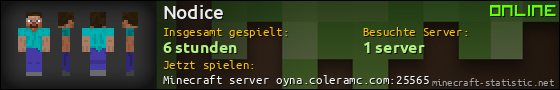 Benutzerleisten 560x90 für Nodice