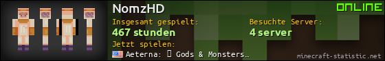 Benutzerleisten 560x90 für NomzHD