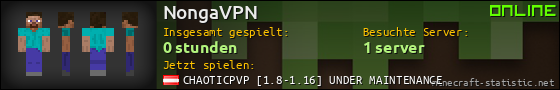 Benutzerleisten 560x90 für NongaVPN