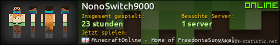 Benutzerleisten 560x90 für NonoSwitch9000