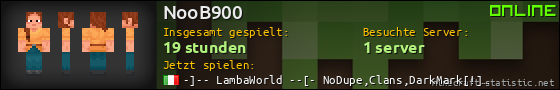 Benutzerleisten 560x90 für NooB900