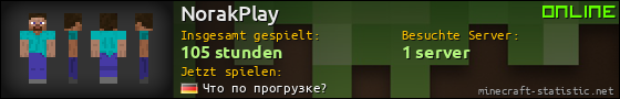 Benutzerleisten 560x90 für NorakPlay