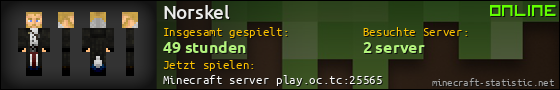 Benutzerleisten 560x90 für Norskel