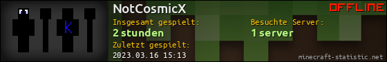 Benutzerleisten 560x90 für NotCosmicX