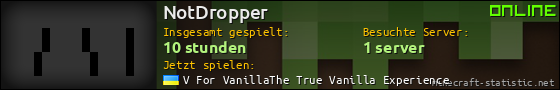 Benutzerleisten 560x90 für NotDropper