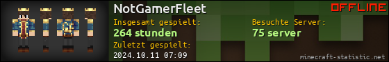 Benutzerleisten 560x90 für NotGamerFleet