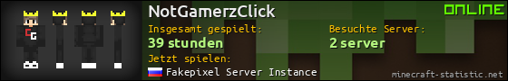 Benutzerleisten 560x90 für NotGamerzClick