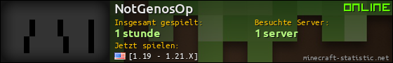 Benutzerleisten 560x90 für NotGenosOp