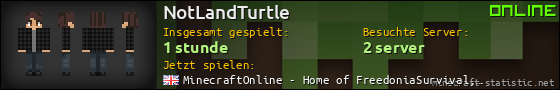 Benutzerleisten 560x90 für NotLandTurtle