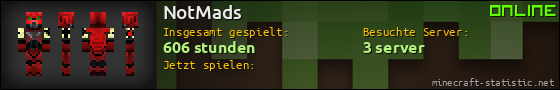 Benutzerleisten 560x90 für NotMads