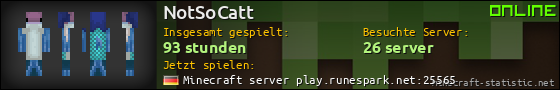 Benutzerleisten 560x90 für NotSoCatt