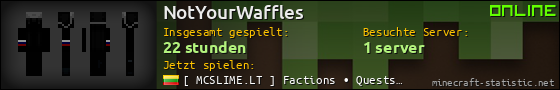 Benutzerleisten 560x90 für NotYourWaffles