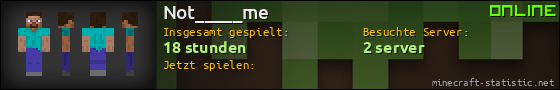 Benutzerleisten 560x90 für Not_____me