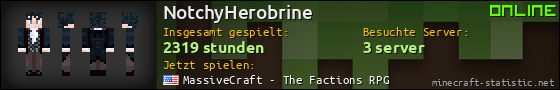 Benutzerleisten 560x90 für NotchyHerobrine