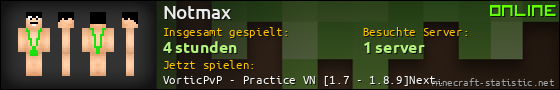 Benutzerleisten 560x90 für Notmax