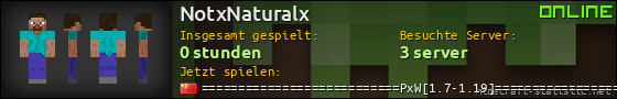 Benutzerleisten 560x90 für NotxNaturalx