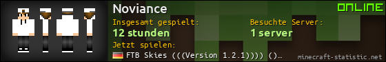 Benutzerleisten 560x90 für Noviance